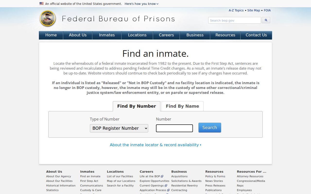 Chilton County inmate records federal inmate locator